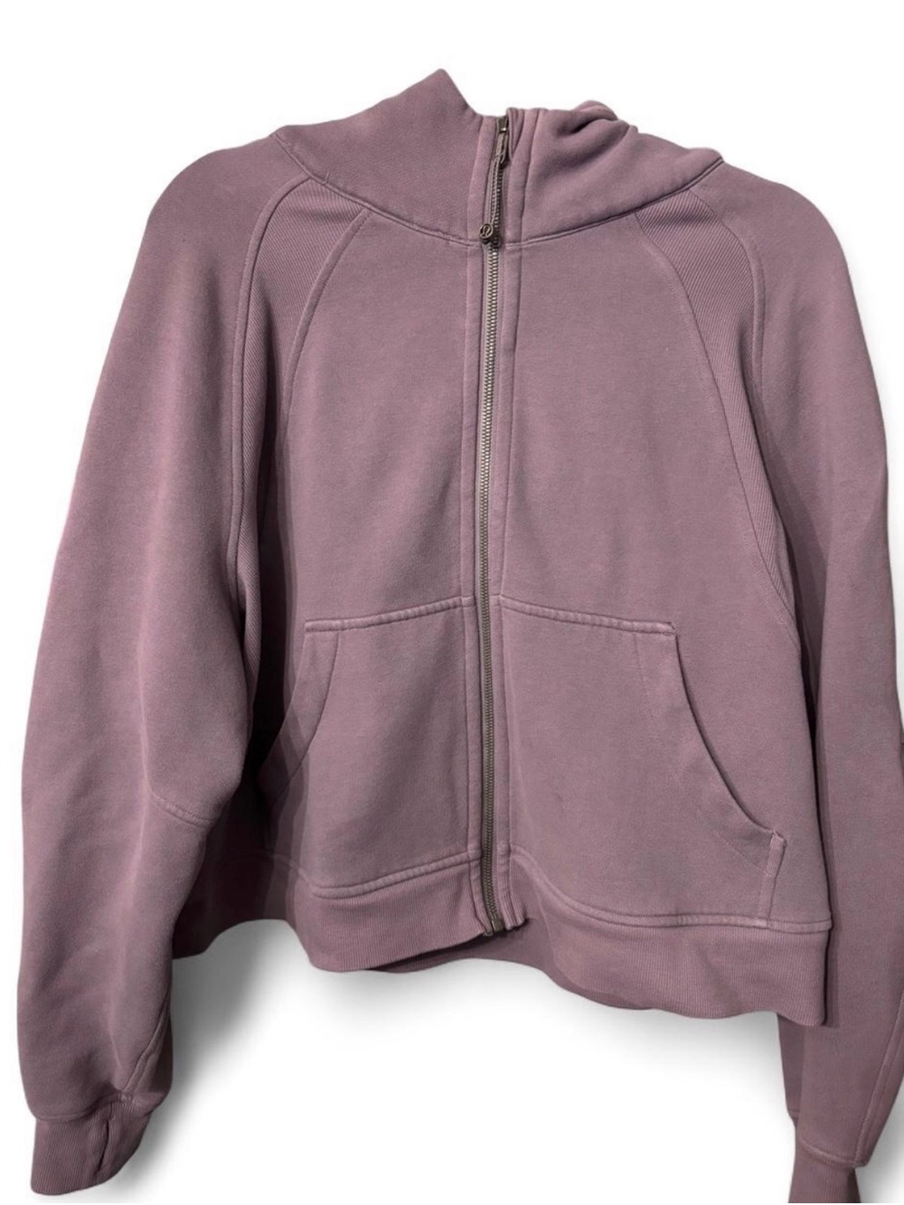 Lululemon Scuba Oversized Full-Zip Hoodie Waffle Lavender XL/XXL